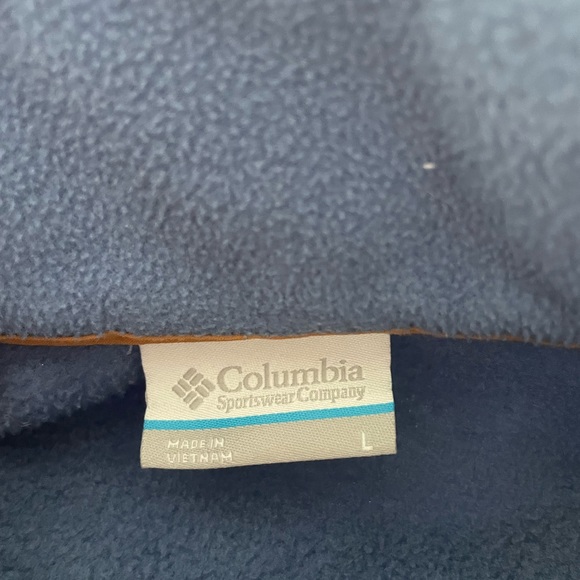 Columbia 3/4 Button Fleece Sweater  - Women L - Picture 4 of 4